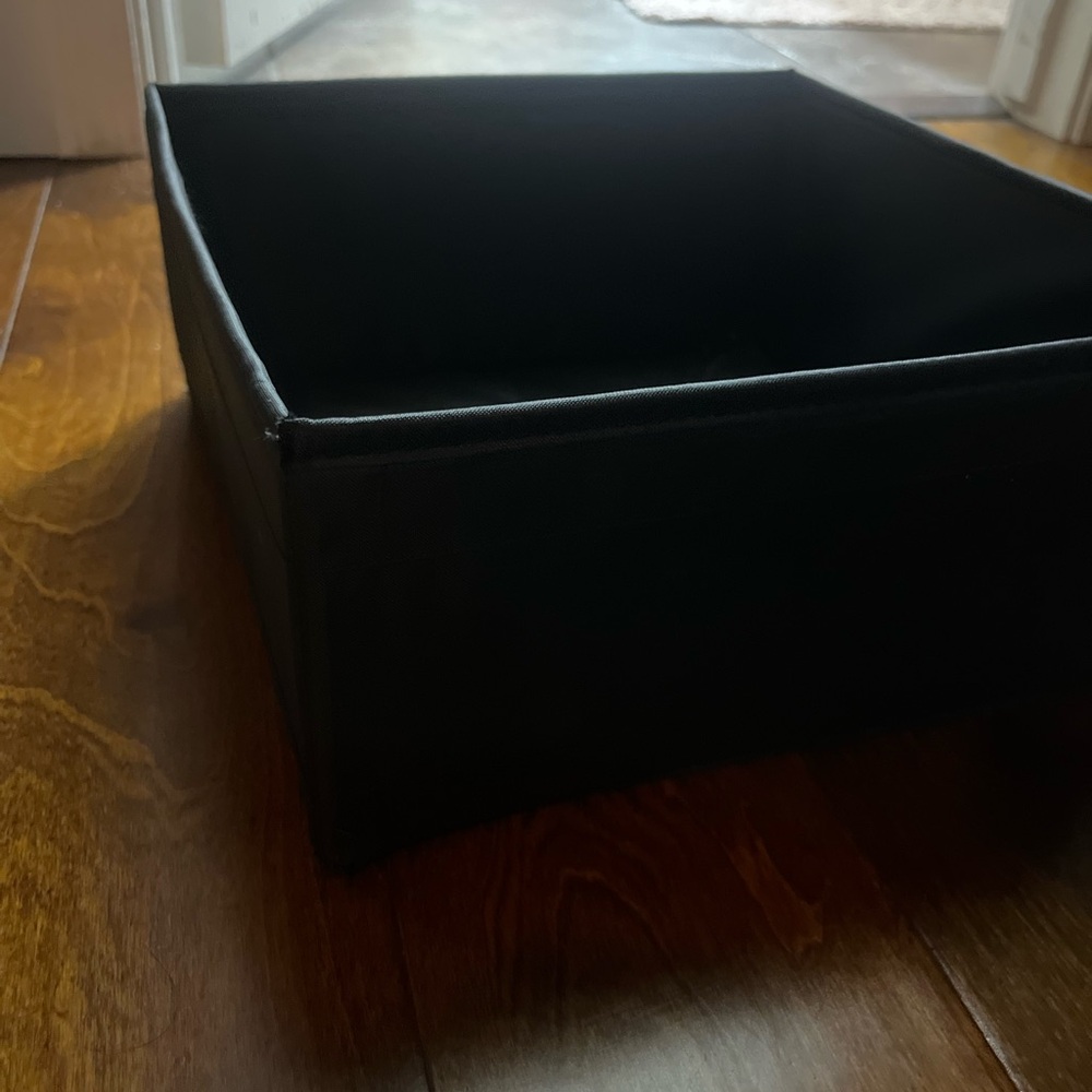 IKEA Black Storage Box